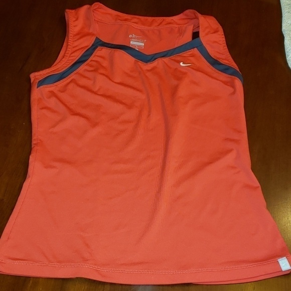 Nike Dry Fit Tank Med Red & Grey VGUC - Picture 9 of 9